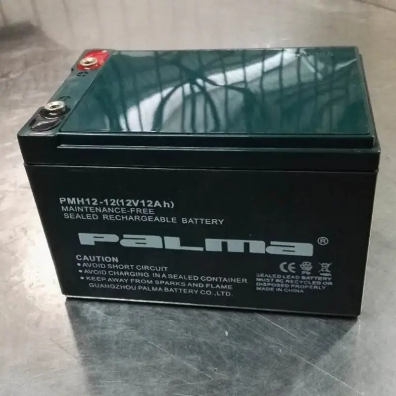 PALMA 12V 12Ah SLA AGM Battery For Electric Vehicles And E-bike front view