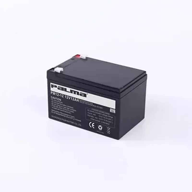 PALMA 12V 12Ah VRLA Backup UPS CCTV Battery front view