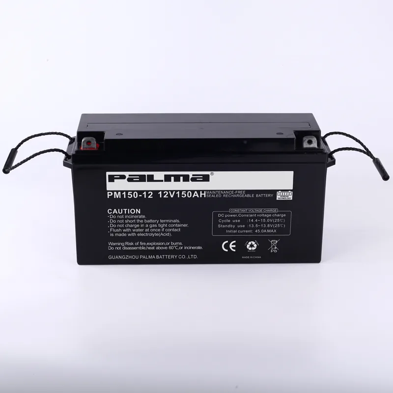 PALMA 12V 150Ah UPS GEL Deep Cycle Battery For Solar wind power front view