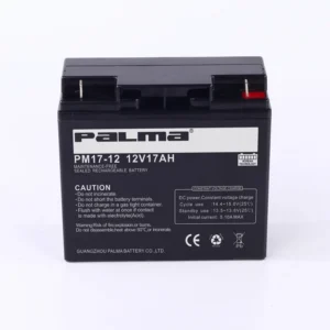PALMA 12V 17Ah Rechargeable Sealed Storage UPS Battery front view