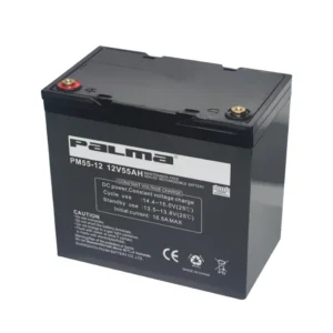 PALMA 12V 55Ah sealed VRLA UPS backup Battery front view
