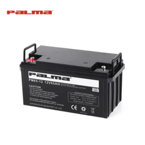 PALMA 12V 65Ah Rechargeable SLA Backup UPS Solar Battery front view