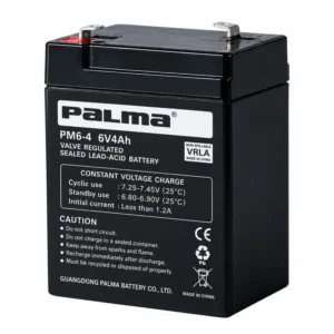 PALMA 6V 4Ah electronic scales Batteries front view