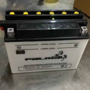 PALMA C50-N18L-A Dry Charged Lead Acid Battery For Motorcycle front view