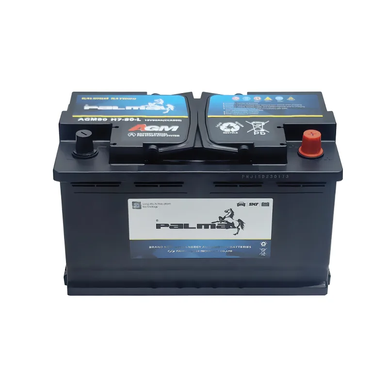 PALMA DIN AGM Start-stop Auto Battery front view