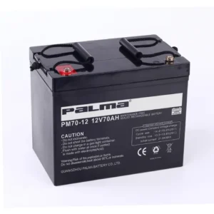PALMA Fire Retardance AGM Sealed Lead Acid Battery (VRLA)12V 70Ah For UPS front view