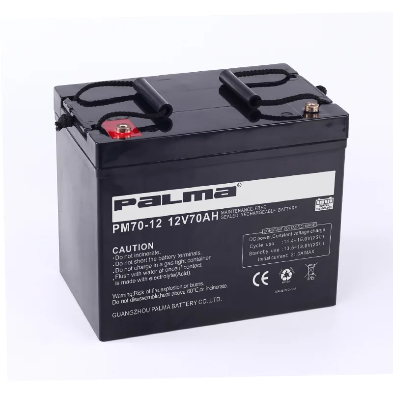 PALMA Fire Retardance AGM Sealed Lead Acid Battery (VRLA)12V 70Ah For UPS