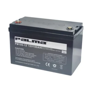 PALMA VRLA 12V 100Ah AGM Sealed valve-regulated lead-acid battery front view