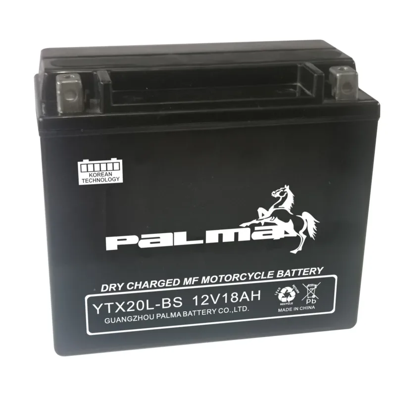 PALMA YTX20L-BS Lead Acid Dry Battery For Motorcycle